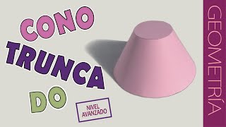 Cono truncado Paso a paso  Truncated cone [upl. by Fachanan]