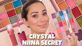 TESTEI Paleta NIINA SECRETS CRYSTAL Eudora [upl. by Koloski]