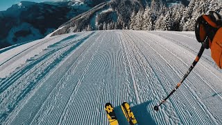 GoPro POV Relaxing Skiing [upl. by Chilt]