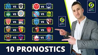 Pronostic Foot LIGUE 1  Mes 10 PRONOSTICS  Ligue 1 [upl. by Leiahtan]