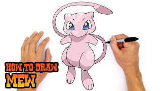 How to Draw Pokemon  Mew [upl. by Rubin]