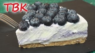 Blueberry Swirl Cheesecake Recipe  Titlis Busy Kitchen [upl. by Idram368]