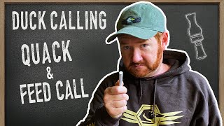 Duck Calling Instructional  How to Blow a Duck Call  Part 1 [upl. by Nara305]