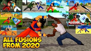 🔥 ALL FUSIONS From 2020 Dragon Ball Z Budokai Tenkaichi 3 HD [upl. by Aicilaf]