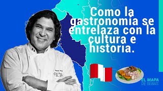 🇵🇪🍽HISTORIA de la GASTRONOMÍA PERUANA en 8 minutos🇵🇪🍽  El Mapa de Sebas [upl. by Drusus779]