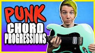 10 PUNK CHORD PROGRESSIONS to use in YOUR SONGS [upl. by Annaerdna]