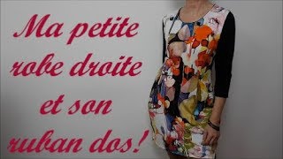 DIY couture facile Comment coudre ma robe droite et sans aucun patron [upl. by Dela583]