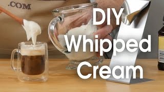 DIY whipped cream in 60 seconds [upl. by Devonna]