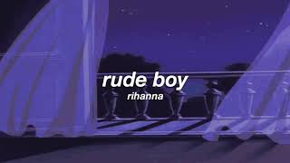 rihanna  rude boy slowed  reverb ✧ [upl. by Talmud]