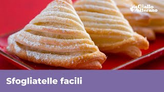 SFOGLIATELLE FACILI  Con pasta sfoglia pronta [upl. by Elfreda666]