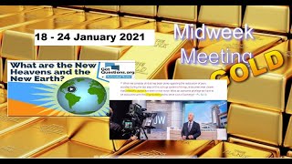 JWorg Midweek Meeting 1824 January 2021 [upl. by Cresa]