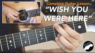 Pink Floyd quotWish You Were Herequot Complete Guitar Lesson [upl. by Eibrab]