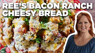 Ree Drummonds Bacon Ranch Cheesy Bread  The Pioneer Woman  Food Network [upl. by Ailene]