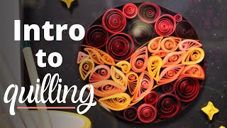 Paper Quilling for Beginners  Paper Crafts [upl. by Lusa]