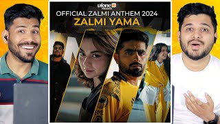 ZALMI YAMA  OFFICIAL ZALMI ANTHEM REACTION [upl. by Marijane]