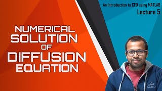 Solving 1D Diffusion Equation using MATLAB  Lecture 5  ICFDM [upl. by Ayekahs336]