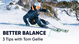 HOW TO SKI STEEPER SLOPES  3 Tips For Better Balance [upl. by Sarine]