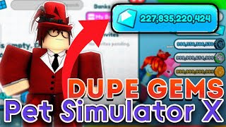 Dupe Gems Pet Simulator X Script  Hack [upl. by Eanel]