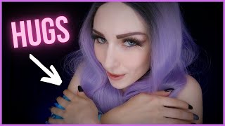 ASMR HUGS and KISSES to comfort you  Personal attention [upl. by Janette]