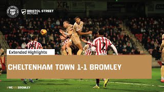 Extended Highlights Cheltenham Town 11 Bromley [upl. by Odelle]