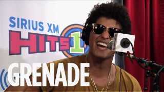 Bruno Mars  quotGrenadequot LIVE  SiriusXM Acoustic  Hits 1 [upl. by Enirtak454]