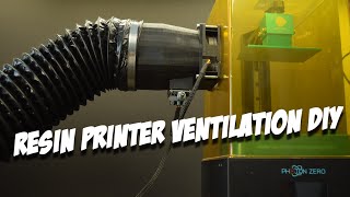 DIY Ventilation for your Resin SLA printer [upl. by Nohsram]