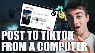 How to Post to TikTok from a COMPUTER [upl. by Oza222]