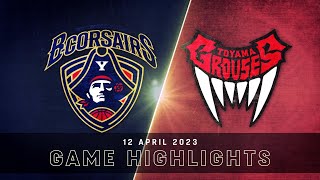 Yokohama BCorsairs vs Toyama Grouses  Game Highlights [upl. by Ylrebmi]