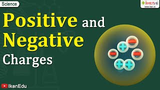 Positive and Negative Charges  Science  iKen [upl. by Aniaj]