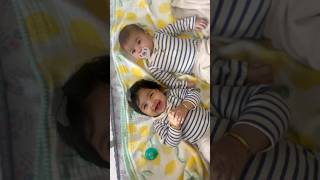 Cutest ఆడియన్స్ ever  Twin బేబీస్ telugu viralvideo shorts twins trending telugufamilyvlogs [upl. by Eatnahs25]