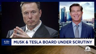 CNBC Ross Gerber  Tesla Board Under Scrutiny [upl. by Kohcztiy]