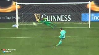 Thibaut Courtois amazing penalty for Chelsea to win over PSG [upl. by Fleischer]