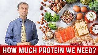 How Much Protein Do You Need – Dr Berg [upl. by Shermie]