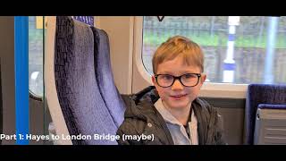 Episode 01 Awesome train day  Trains to London London Underground DLR amp SouthEastern HighSpeed [upl. by Eannej]