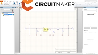 Circuitmaker Tutorial  Schematic [upl. by Anniken]