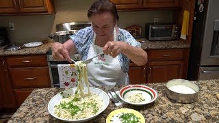 Italian Grandma Makes Fettuccine Alfredo [upl. by Hastings]