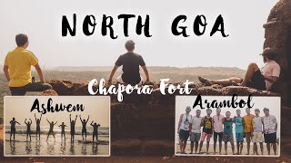 Exploring North Goa  Chapora Fort Burger Factory Ashwem and Arambol  Goa Vlog 2 [upl. by Melisande]