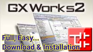 how to download GX Works2  Mitsubishi plc programing software kaise download karen plcprogramming [upl. by Novrej997]