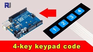 How to use 4x1 push button keypad in Arduino [upl. by Odnumyer]