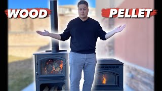 Wood Stove vs Pellet Stove Which one is better for heating [upl. by Skyla]