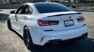 Bmw M340i G20 560rwhp Stage 2  Brutal AWE Track Exhaust With Downpipe [upl. by Alegnaed]