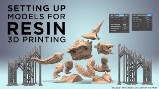 Setting Up Models For Resin 3D Printing [upl. by Cavuoto34]