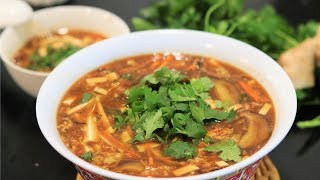 BETTER THAN TAKEOUT  Authentic Hot And Sour Soup Recipe 酸辣汤 [upl. by Nagram]