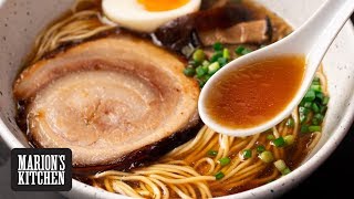 How To Make Shoyu Ramen At Home  Marions Kitchen [upl. by Claudelle]