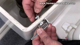 How to Fix a Toilet  Toilet Handle Replacement [upl. by Fionnula340]