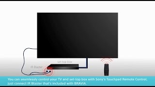 Sony BRAVIA  How to control your TV with settop box cable box [upl. by Padriac]