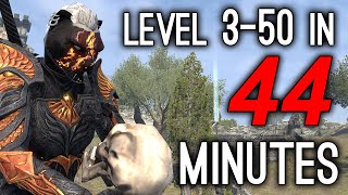 🔔Level 350 in 44 minutes  Fastest way to level 50  The Elder Scrolls Online ESO 🔔🔔 [upl. by Nireves]