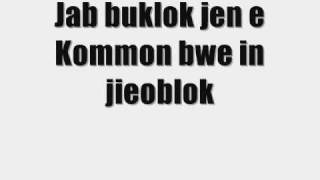 Marshallese Song Marshallese Christian Song Al in jar ♫Kommon Bwe In Jieoblok♫ lyrics [upl. by Nnanaej497]