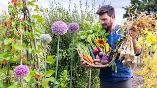 Incredible Permaculture Kitchen Garden Tour  August No Dig Homegrown Abundance [upl. by Barri733]