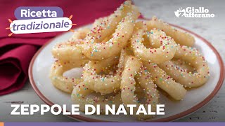 ZEPPOLE DI NATALE SCAURATIELLI Ricetta Originale [upl. by Schach]